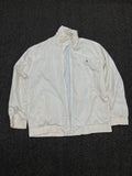 Minimalist White Windbreaker Jacket – No Zip ⚠️