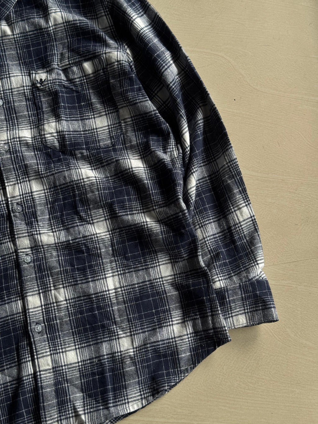 Men's Plaid Flannel Button-Down Shirt