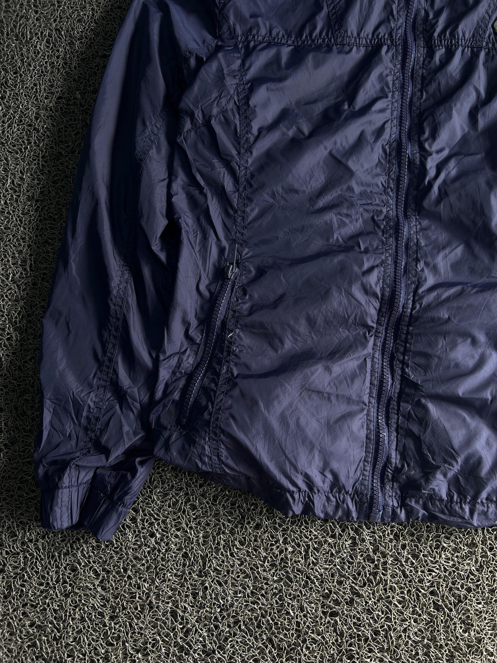 Element Navy Lightweight Full Zip Windbreaker Jacket