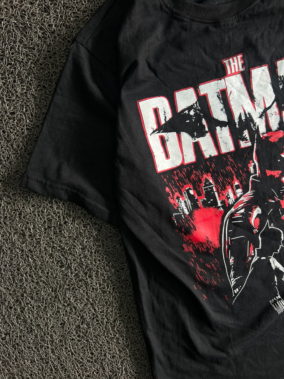 Black “The Batman” Graphic Print T-Shirt