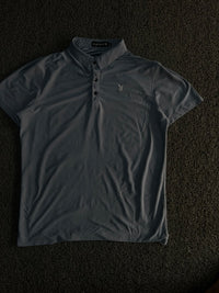 Playboy Polo T-Shirt with Button Placket & Embroidered Logo