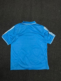Vintage Blue Striped Collar Polo T-Shirt
