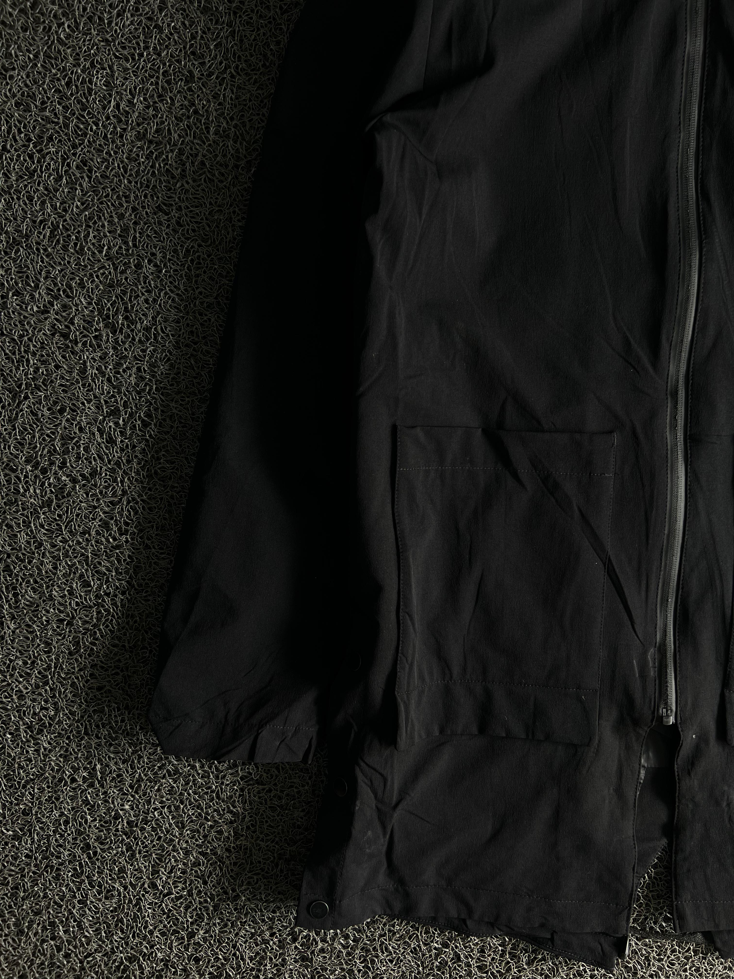 Hooded Utility Windbreaker Jacket – Full Zip Lightweight Outdoor Coat