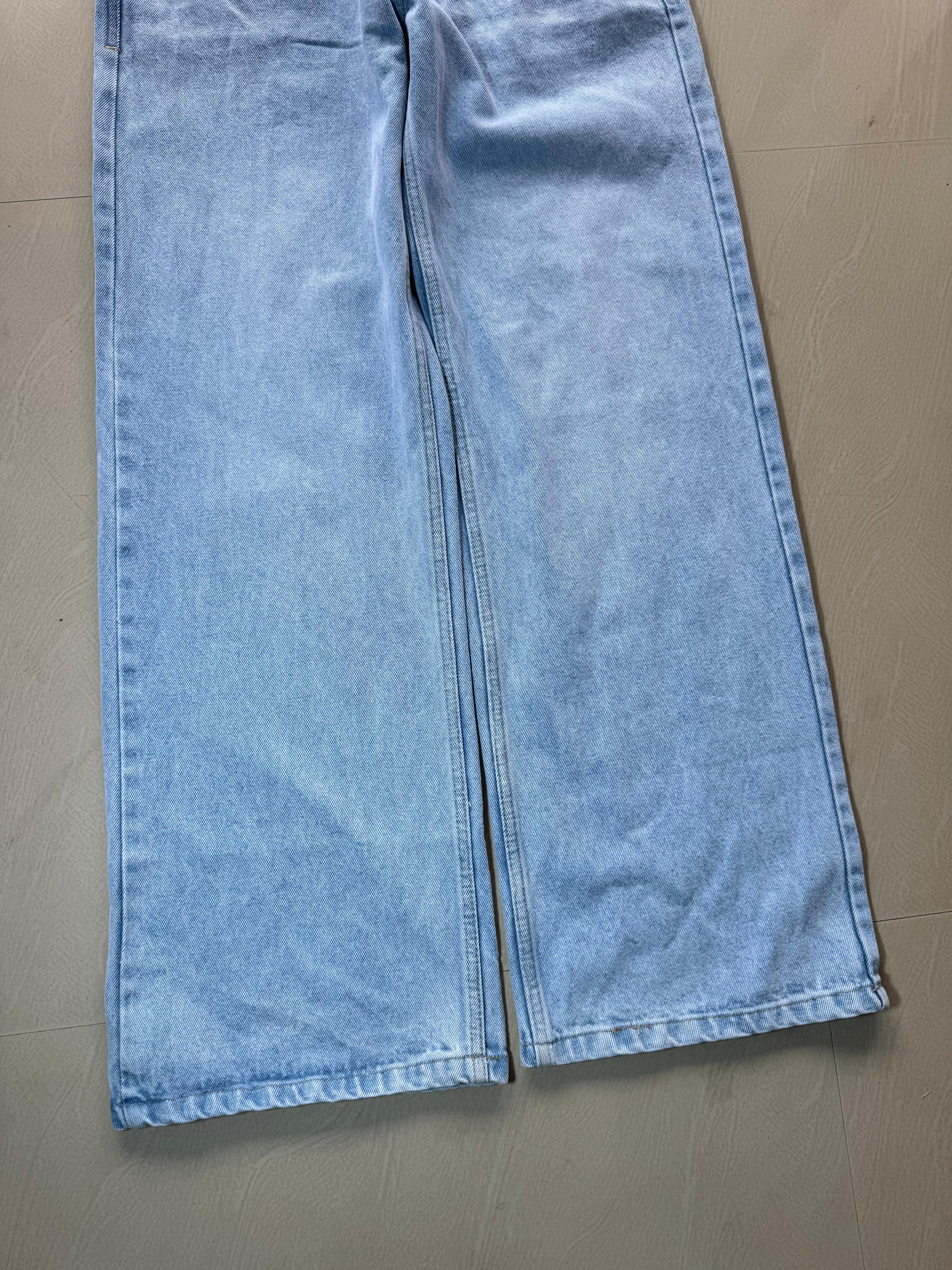Ice Blue Wide Leg Jeans