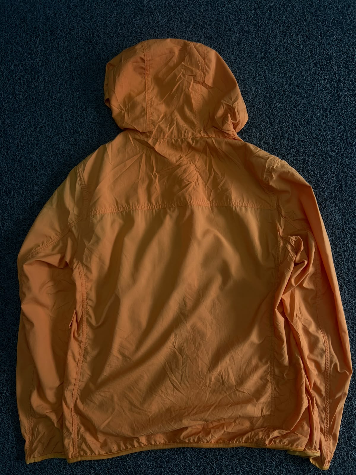 Vintage Hooded Full-Zip Windbreaker Jacket ⚠️ Small Stains