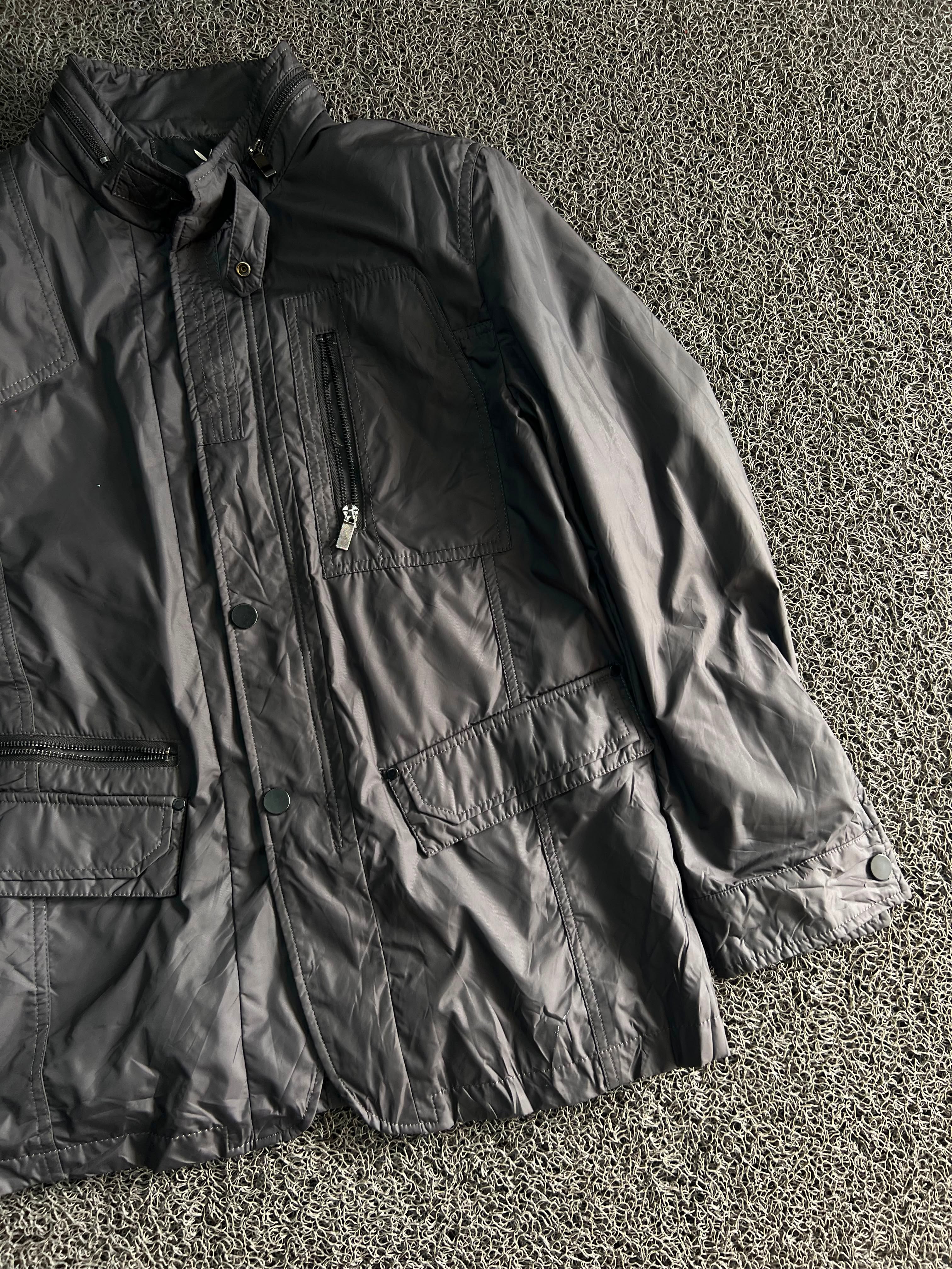 Men's Utility Field Jacket – Lightweight Stand Collar Multi-Pocket