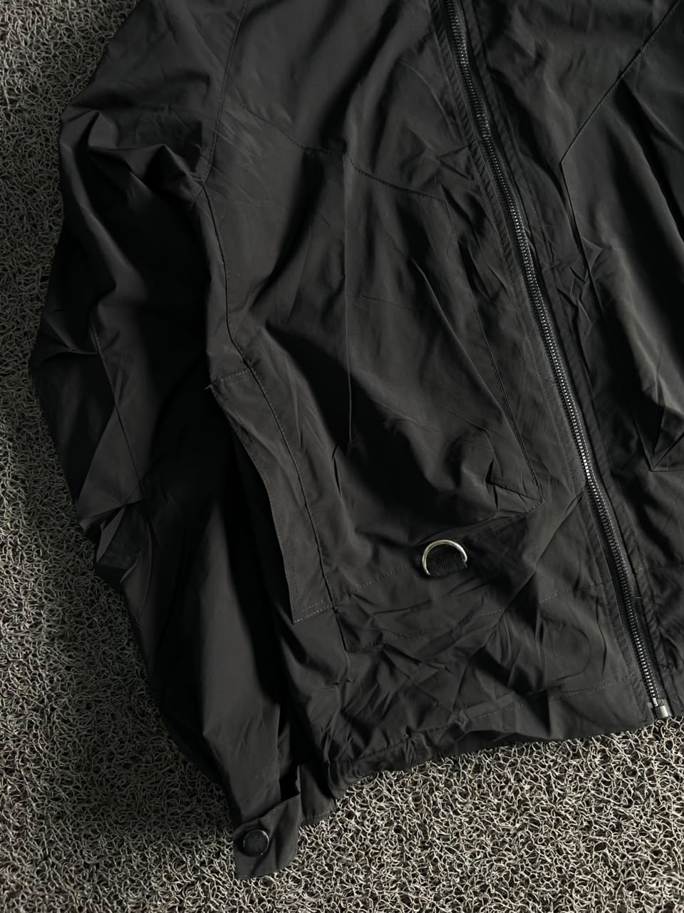 Lightweight Full-Zip Windbreaker Jacket – Stand Collar Casual Outerwear