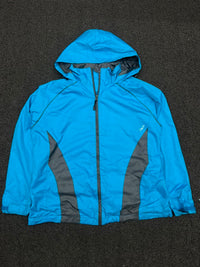 Blue  Hooded Ski Jacket