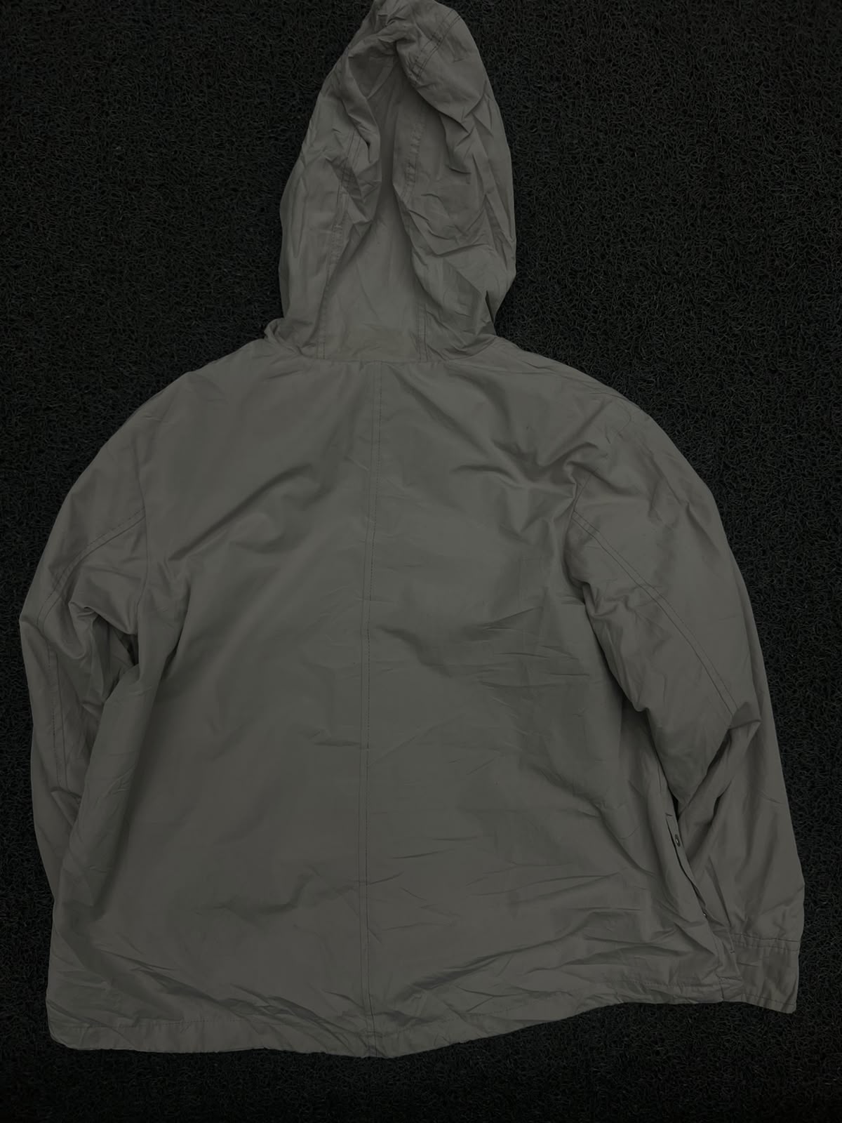 Hooded Utility Jacket with Zip Front & Multiple Pockets