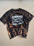 Street Driftout Acid Wash Graphic T-Shirt – Black Oversized Cotton Tee