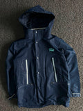 Hooded Rain Jacket with Reflective Pocket Details | Lightweight Waterproof Outerwear