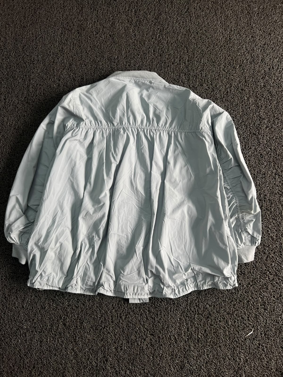 Lightweight Oversized Bomber Jacket | Full Zip Casual Windbreaker