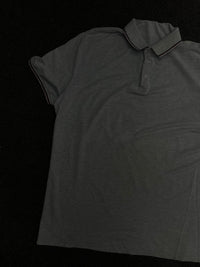 Plain Polo T-Shirt with Contrast Piping – Short Sleeve