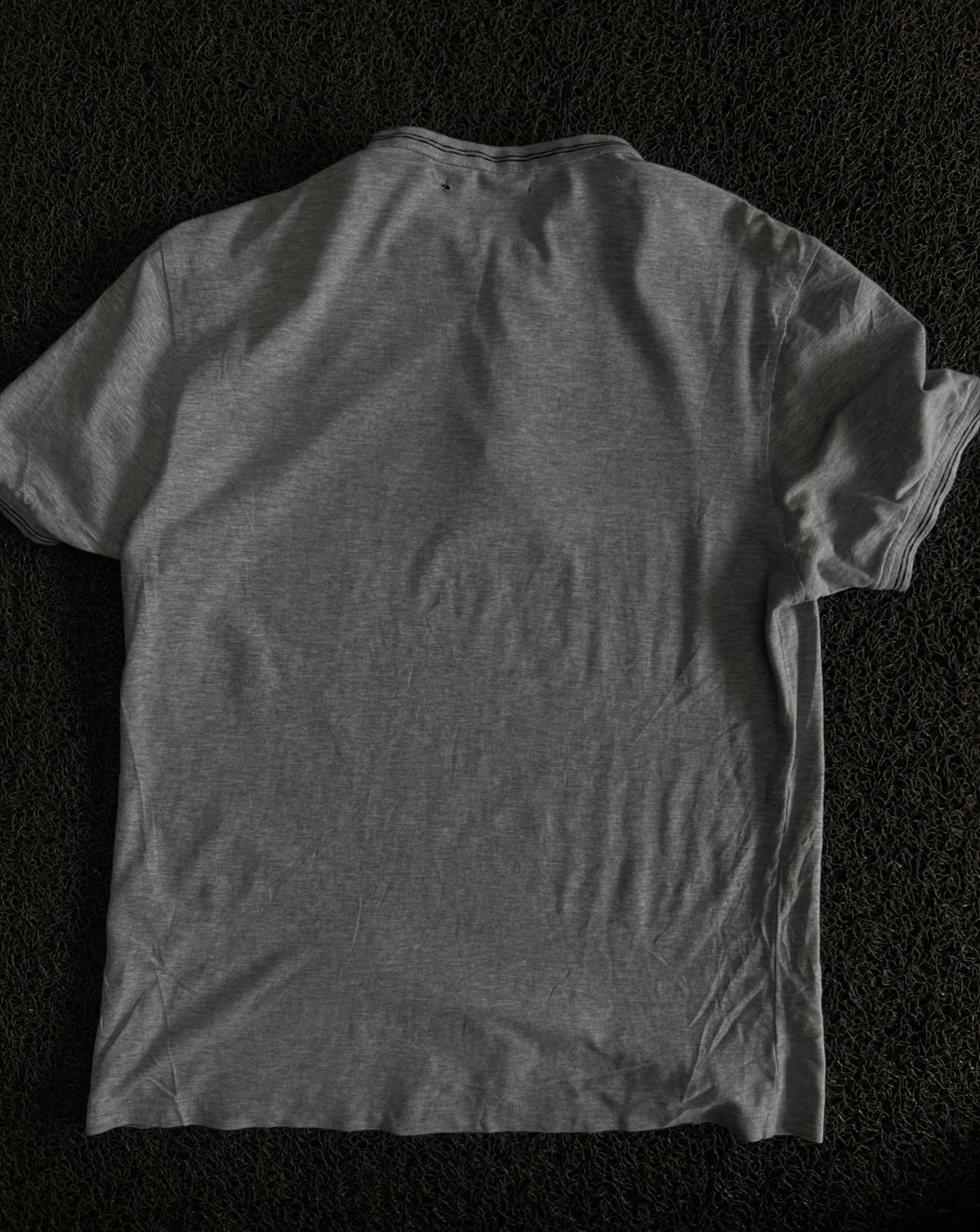 Henley Neck Short Sleeve T-Shirt with Button Placket