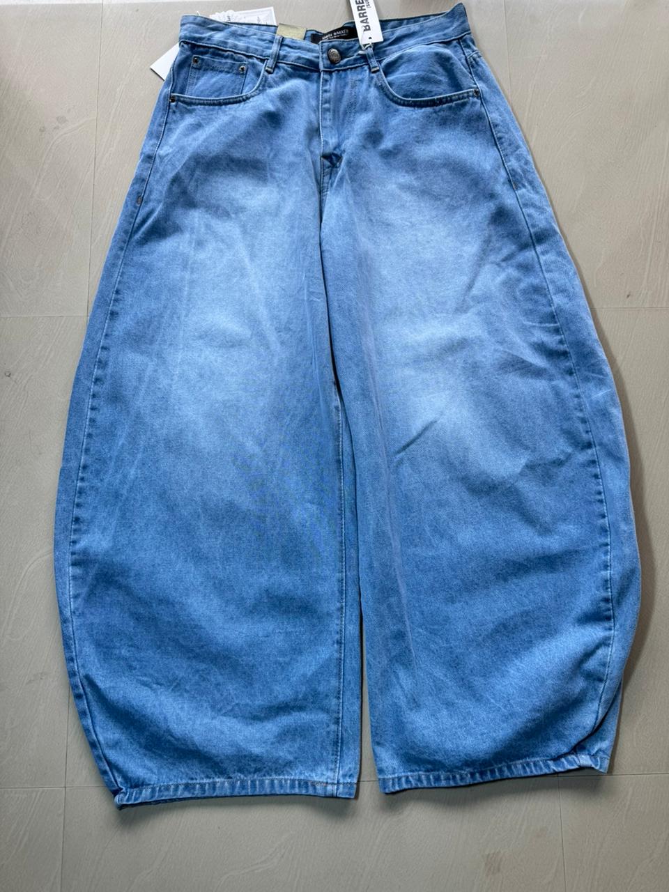 Blue Super Baggy Denim Jeans