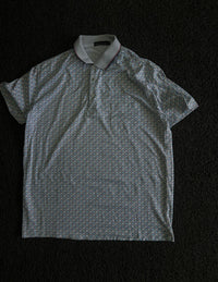 Printed Polo T-Shirt with Collared Neck & Front Pocket