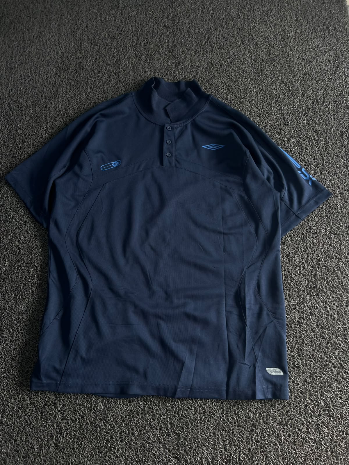 Vintage Umbro SX Climate Control Training Jersey - Navy Blue