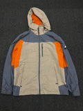 361 Outdoor Colorblock Hooded Waterproof Hiking Jacket