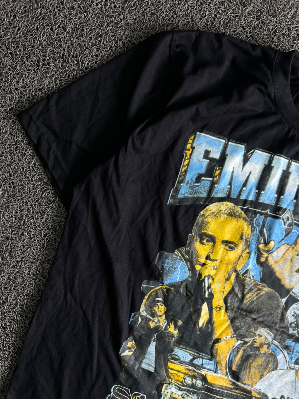 Eminem “Slim Shady” Graphic Print Black T-Shirt