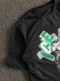 ICE CUBE Graphic Print Black T-Shirt