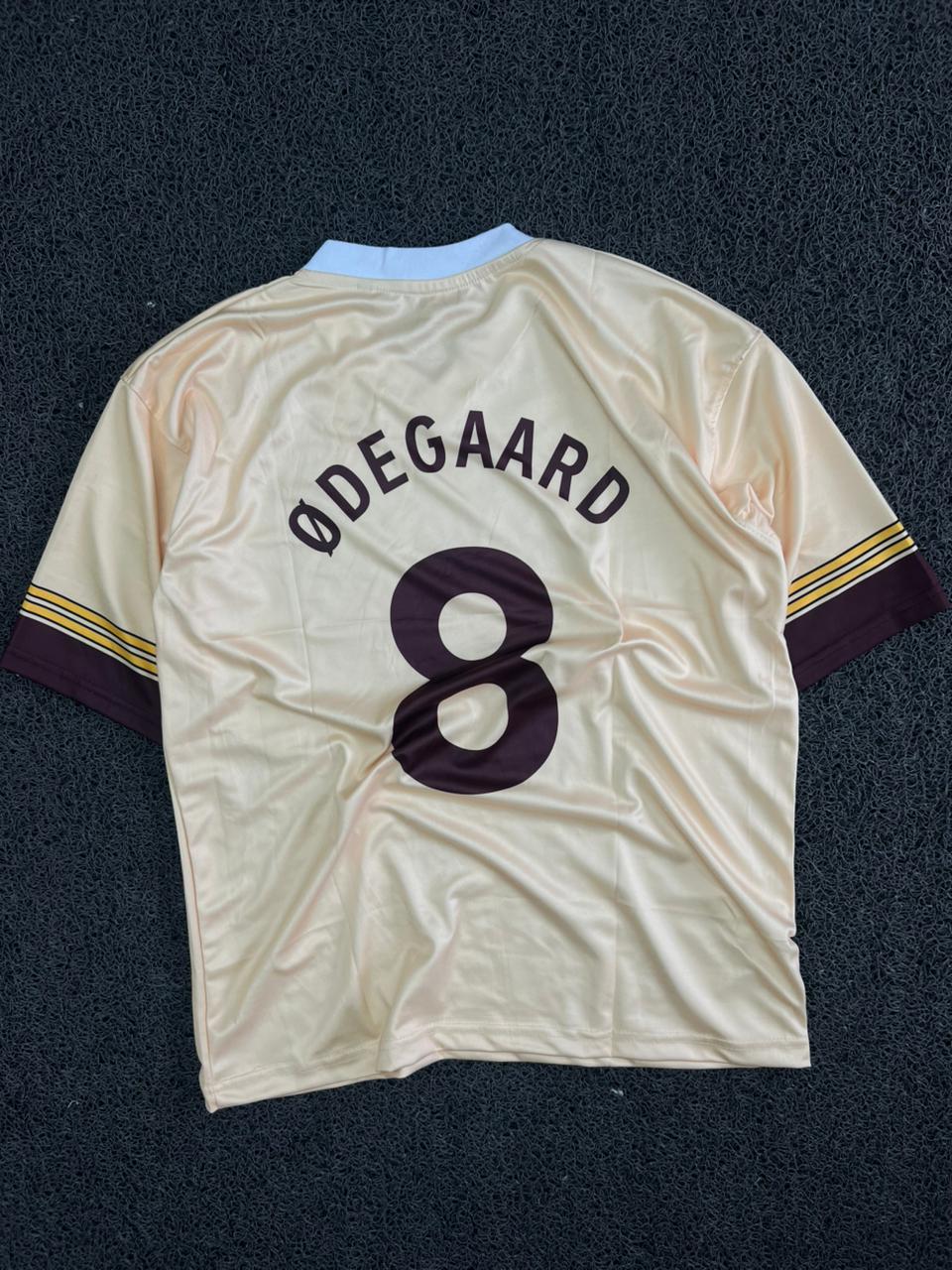 Arsenal Ødegaard #8 Away Football Jersey – Cream Edition