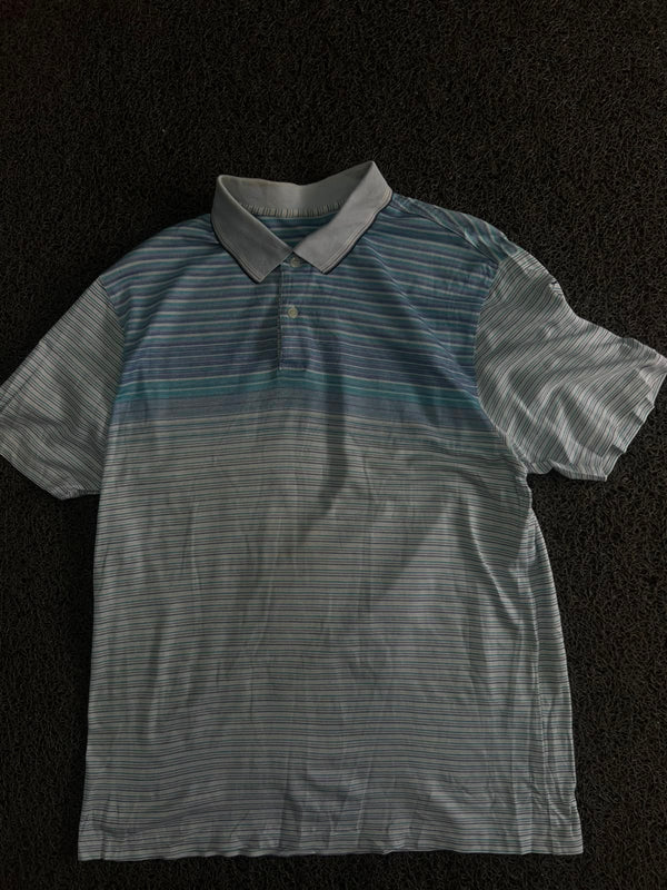 Vintage Striped Polo T-Shirt