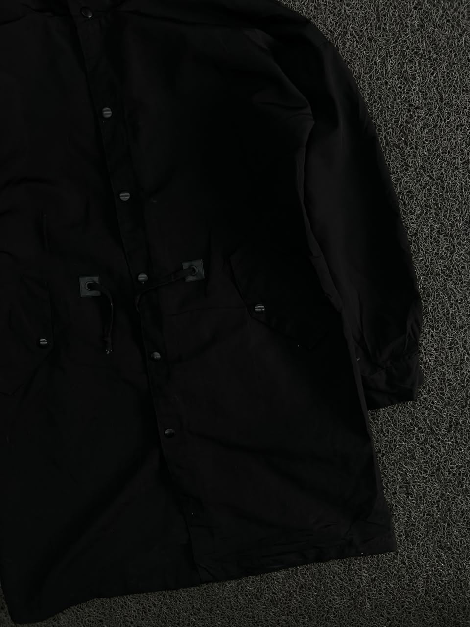 Black Hooded Utility Parka Jacket 🖤