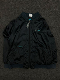 Lightweight Utility Jacket with Teal Detailing & Multiple Pockets