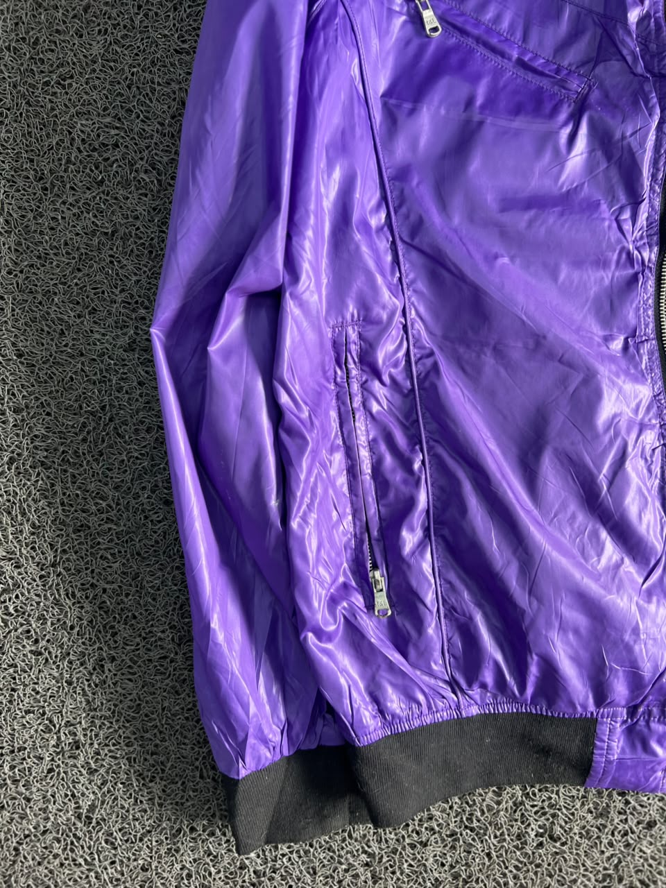 Lightweight Bomber Jacket with Full Zip & Multiple Zip Pockets