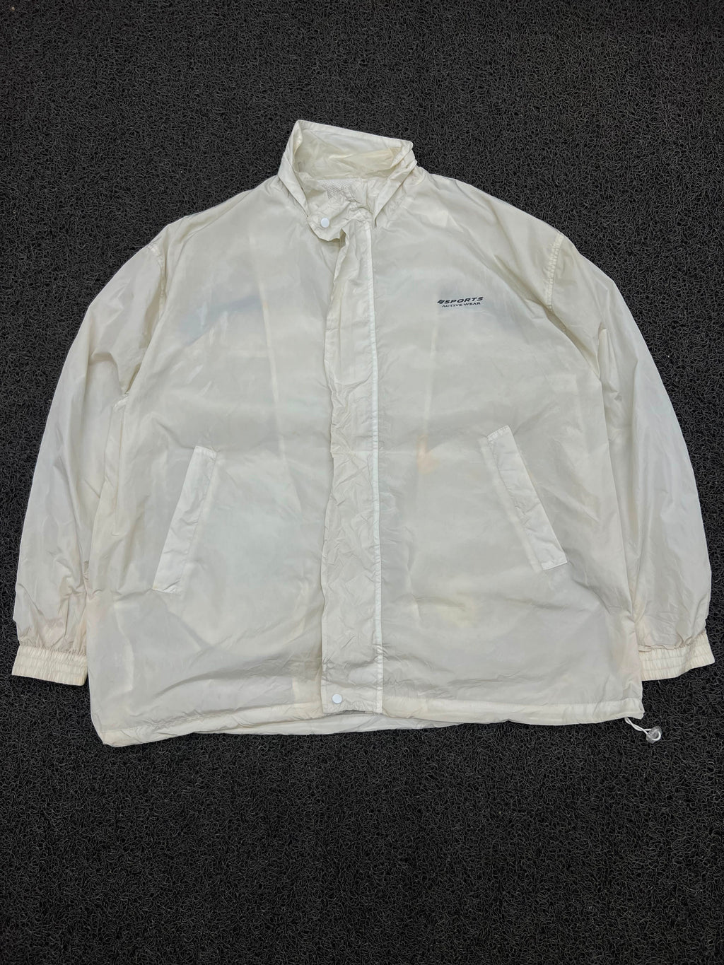 Sports Activewear Windbreaker Jacket – Lightweight Snap Front