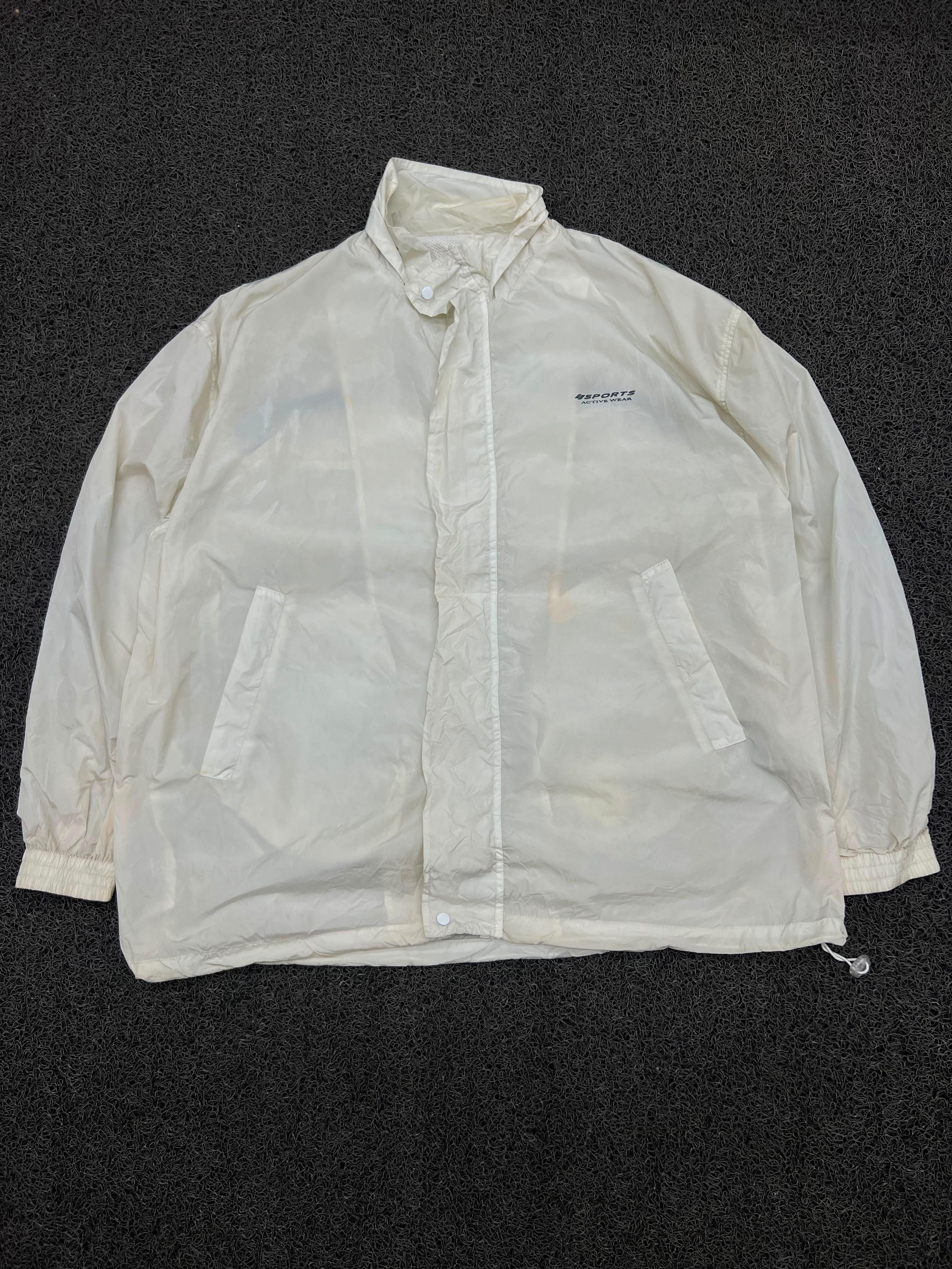 Sports Activewear Windbreaker Jacket – Lightweight Snap Front