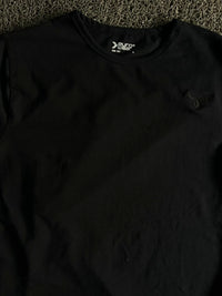 Euro Wear Men's Black Crew Neck T-Shirt – Classic Cotton Casual Tee