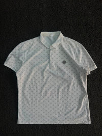 Vintage Monogram Pattern Polo T-Shirt