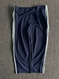 Vintage Track Pants with White Side Stripes
