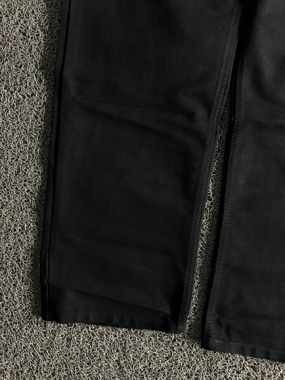 Vintage Black Straight Fit Denim Baggy Jeans