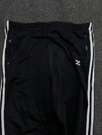 Vintage Adidas Black Side-Stripe Track Pants