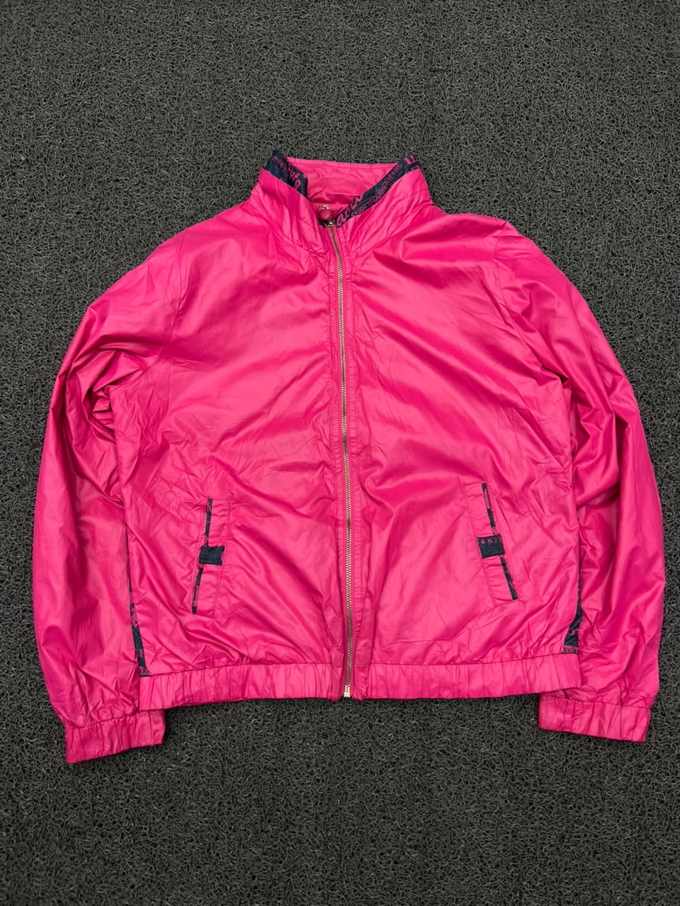 Pink Lightweight Zip-Up Windbreaker Jacket – Unisex