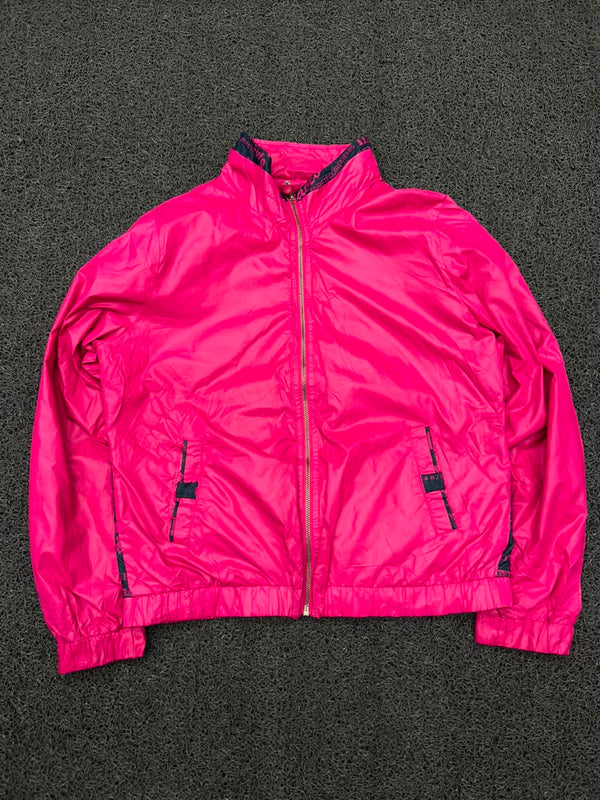 Pink Lightweight Zip-Up Windbreaker Jacket – Unisex