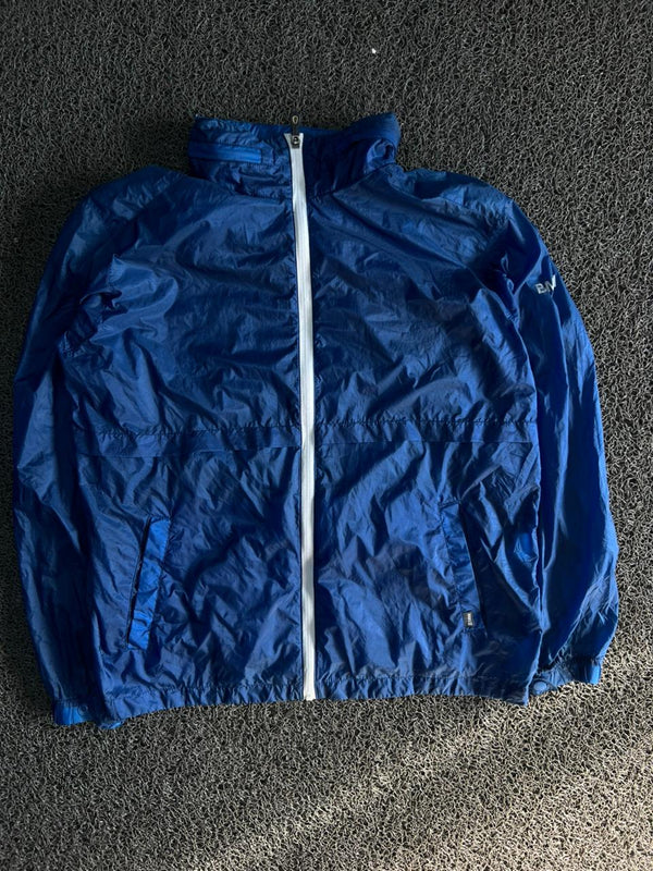 Blue Lightweight Windbreaker Jacket