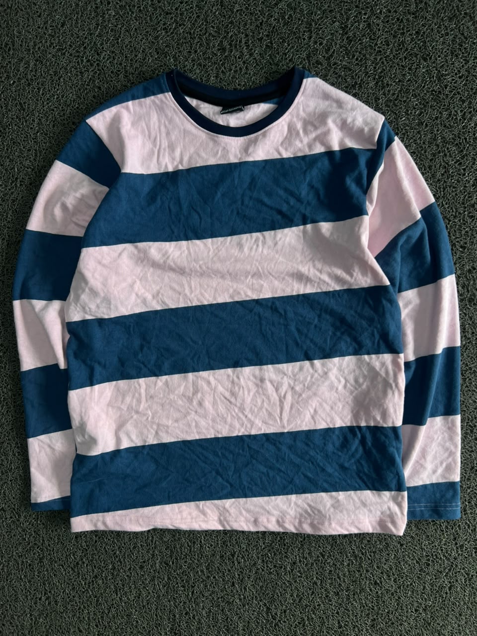 Wide Striped Long Sleeve T-Shirt