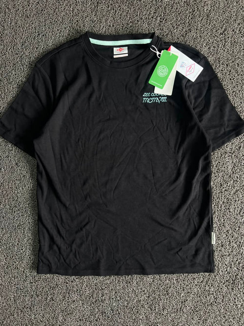 Lee Cooper Men's Black Crew Neck Graphic T-Shirt – Regular Fit