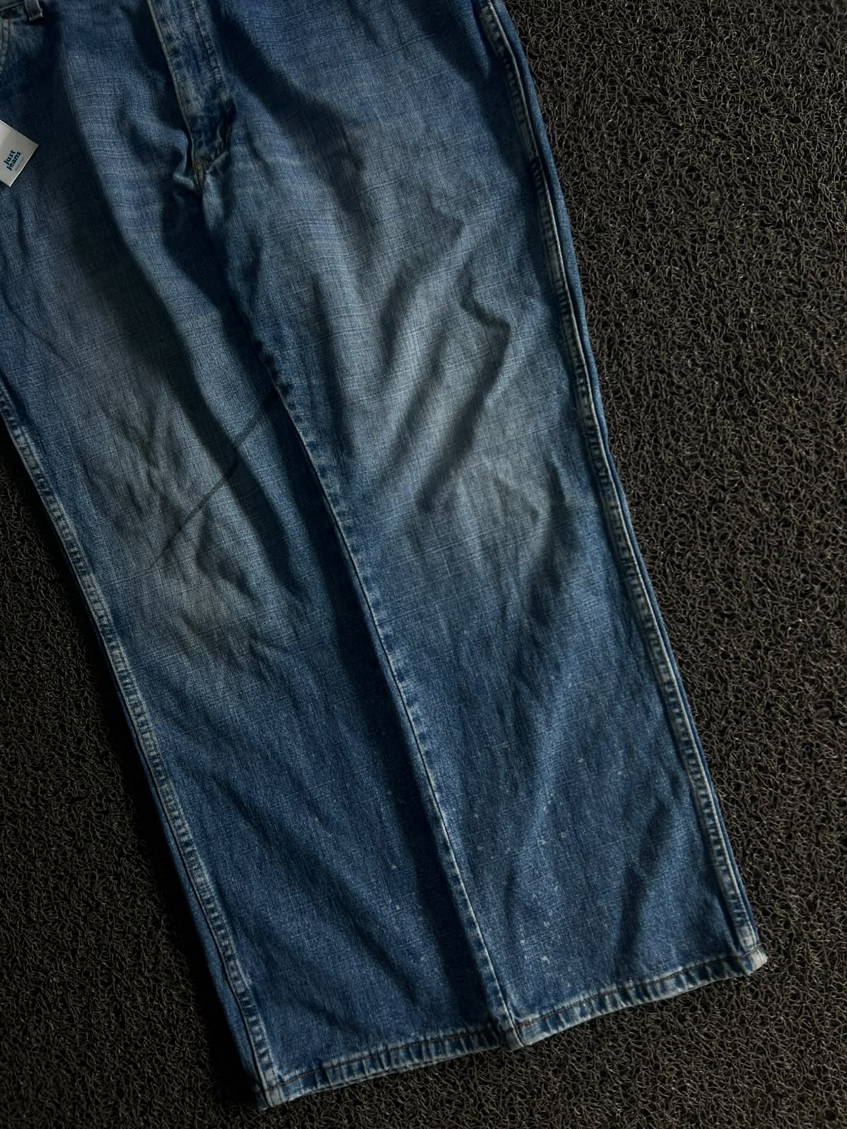Thrifted Blue Denim Straight Leg Jeans