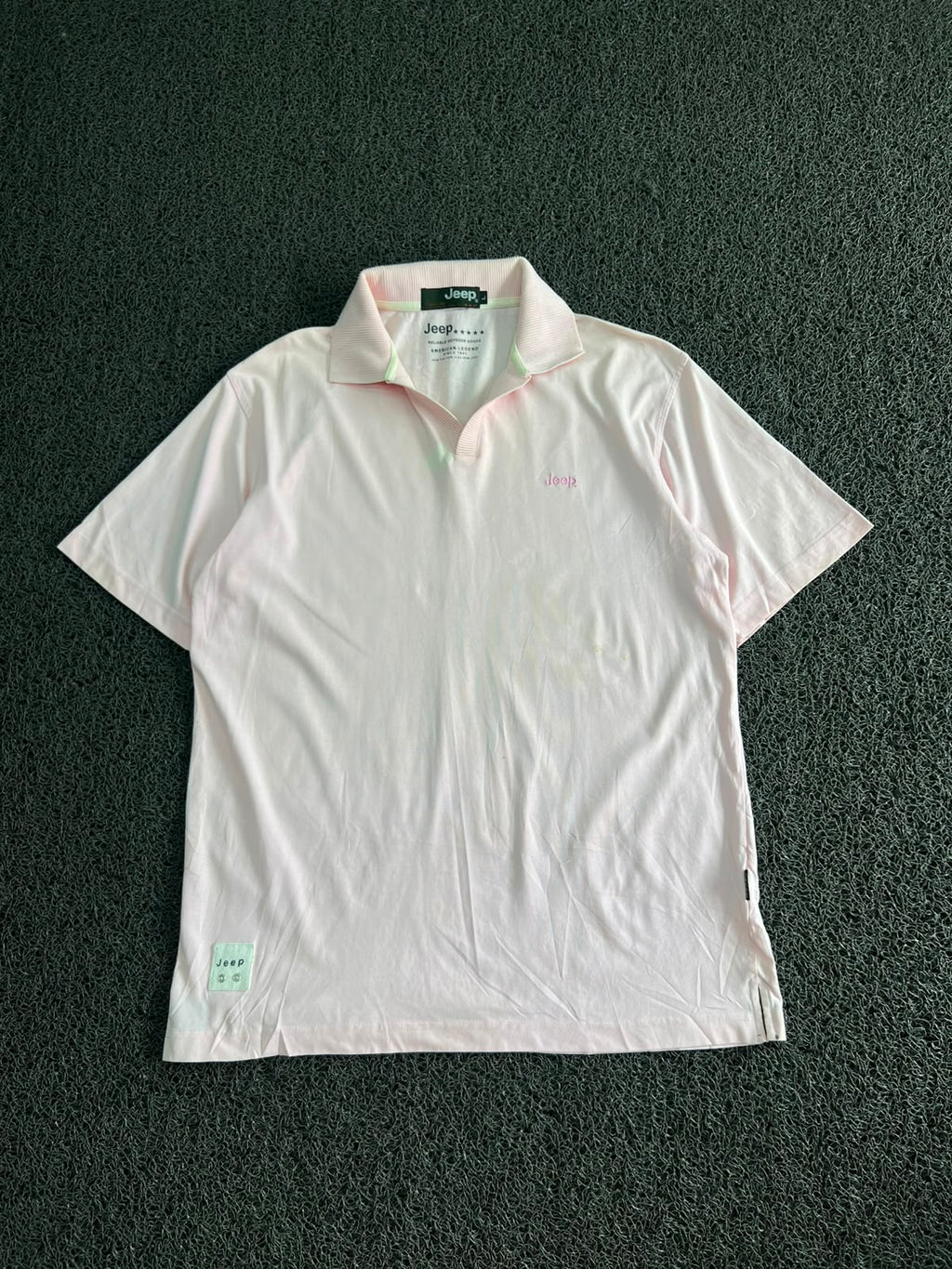 Jeep Classic Cotton Polo T-Shirt ⚠️ Small Stain