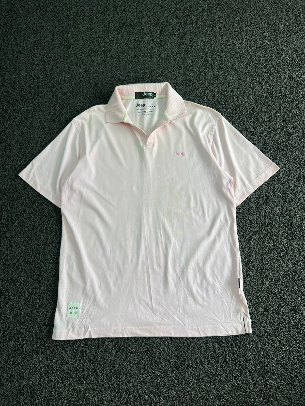 Jeep Classic Cotton Polo T-Shirt ⚠️ Small Stain