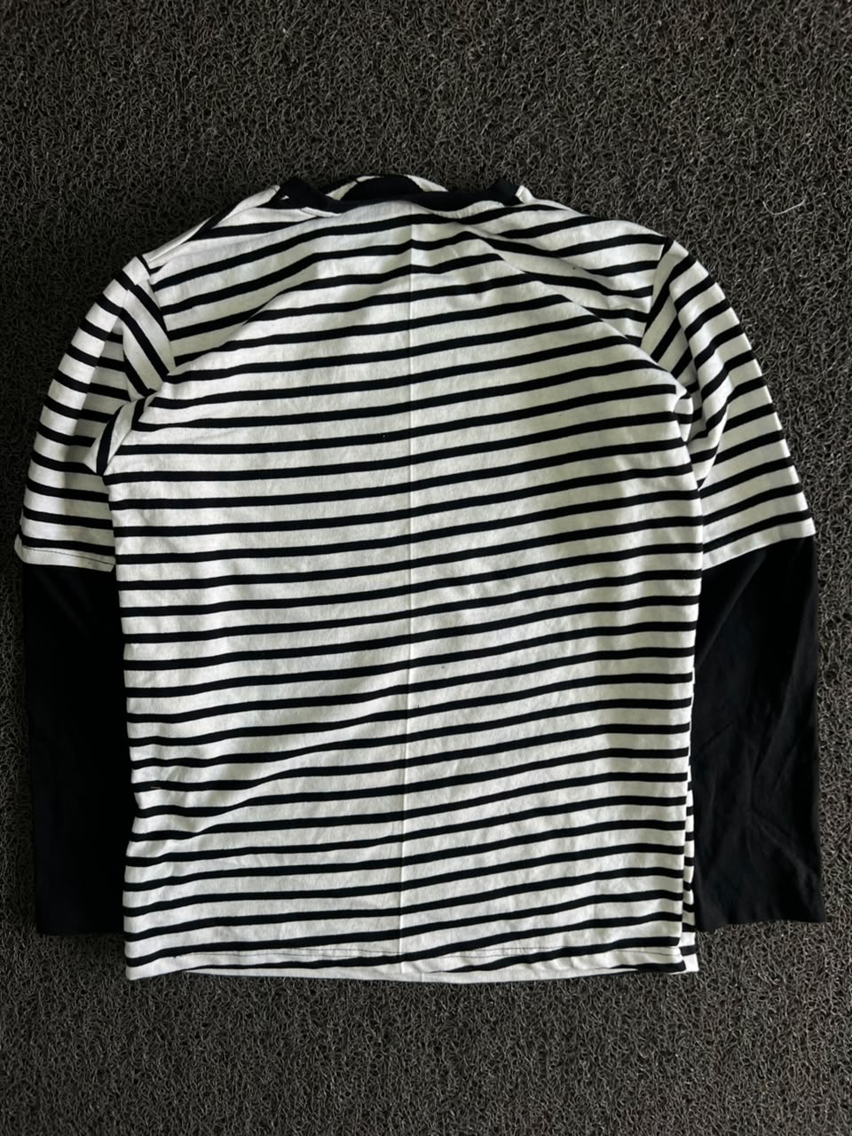 Black & White Striped Graphic T-Shirt with “Breaking Bad” Front Print