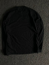 Tommy Jeans Black Long Sleeve Logo T-Shirt – Sleeve Print Crew Neck Casual Tee