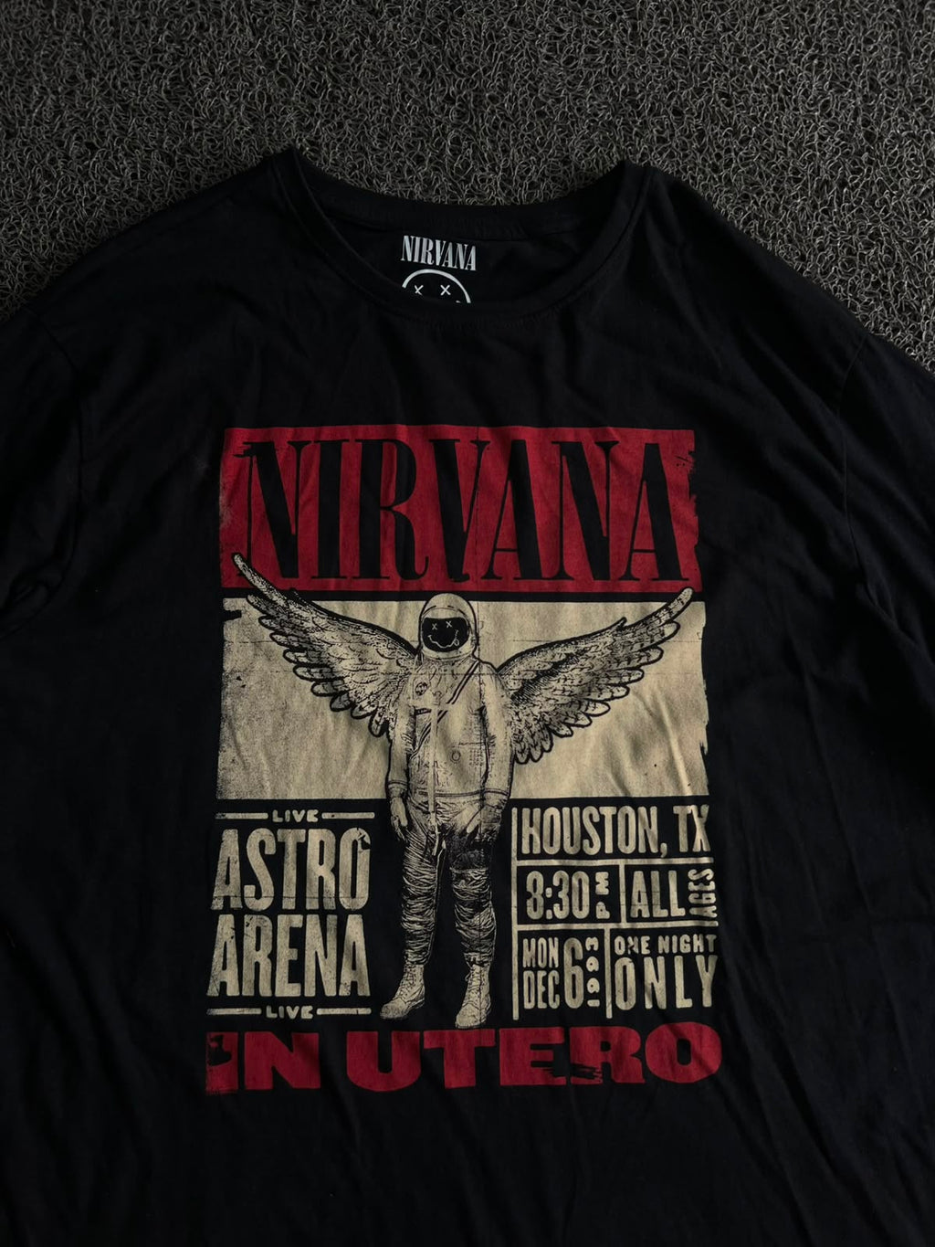 Nirvana "In Utero" Astro Arena Graphic T-Shirt