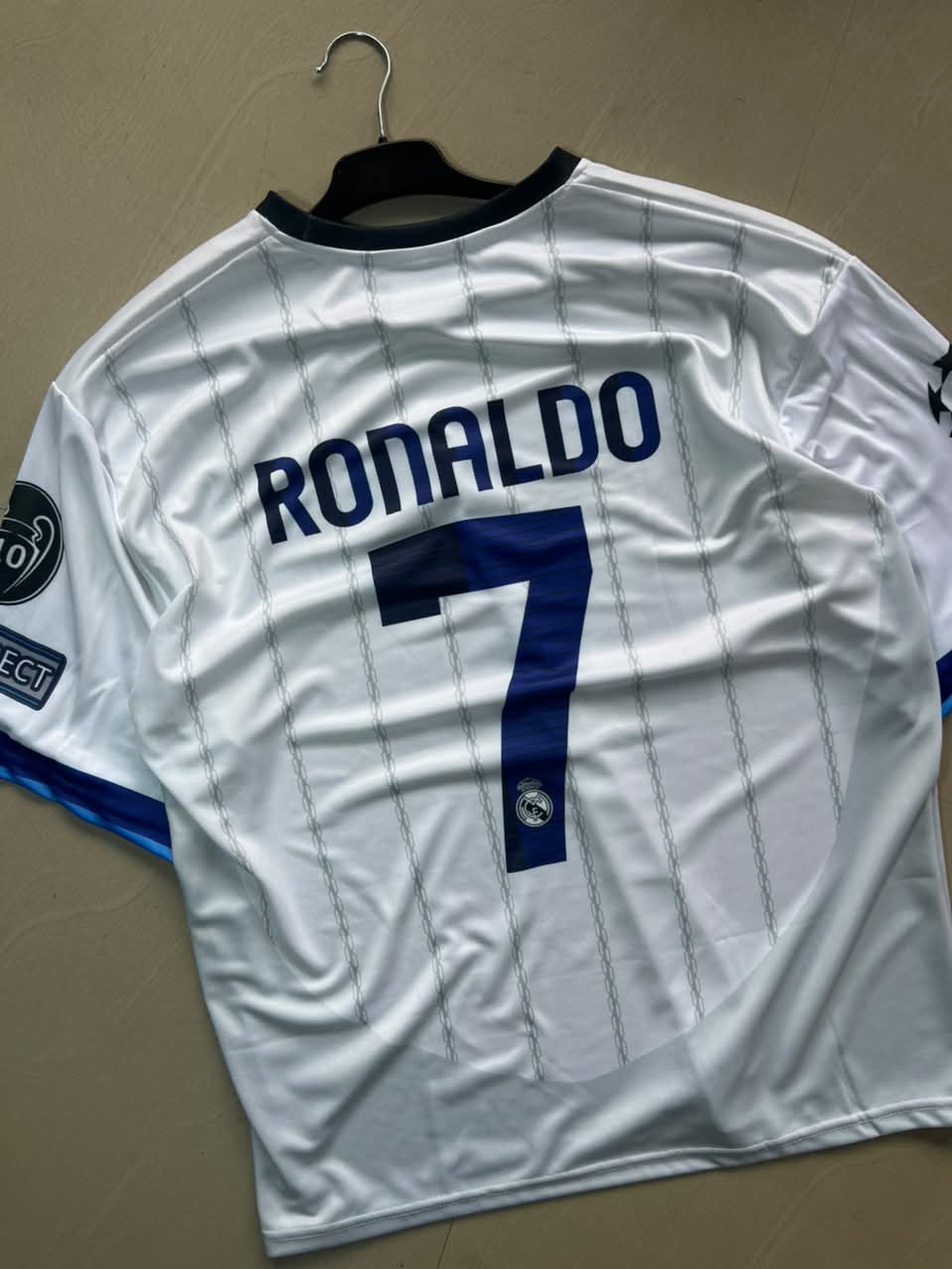 Cristiano Ronaldo #7 White Football Jersey – Premium Fan Edition
