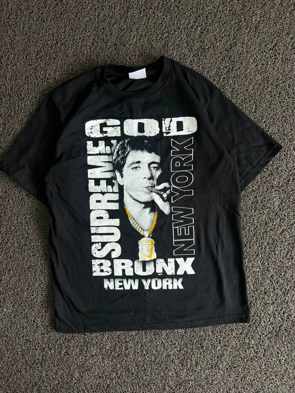 Bruce Lee New York Graphic Black T-Shirt