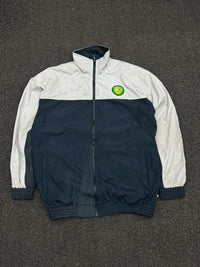 Vintage Colorblock Zip-Up Windbreaker Jacket